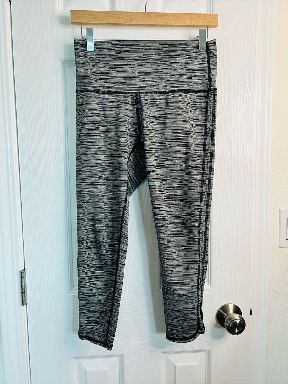 aerie Gray Space-Dye Cropped Leggings